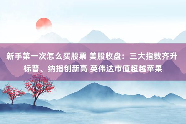 新手第一次怎么买股票 美股收盘：三大指数齐升 标普、纳指创新高 英伟达市值超越苹果