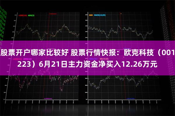 股票开户哪家比较好 股票行情快报：欧克科技（001223）6月21日主力资金净买入12.26万元