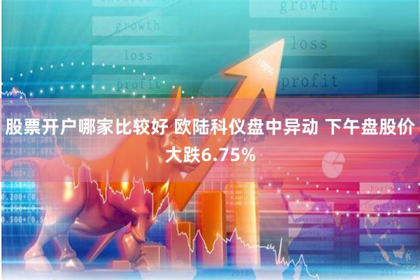 股票开户哪家比较好 欧陆科仪盘中异动 下午盘股价大跌6.75%