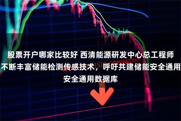 股票开户哪家比较好 西清能源研发中心总工程师周奎：不断丰富储能检测传感技术，呼吁共建储能安全通用数据库